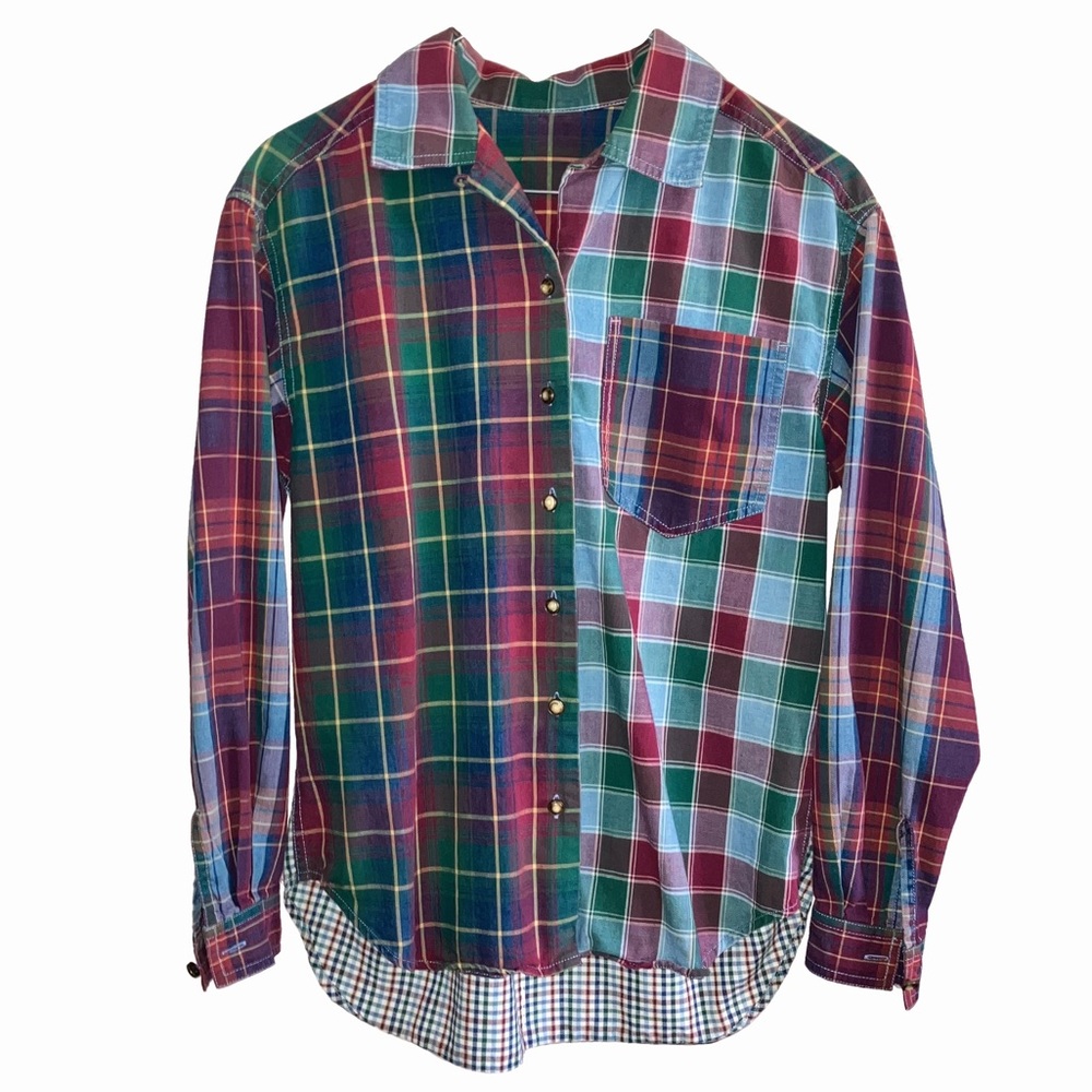 Rare Vintage Claiborne - plaid button down
